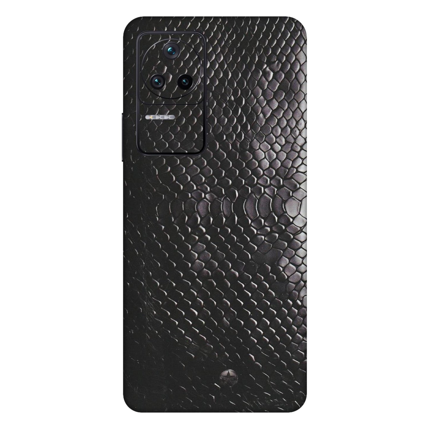 POCO Phone Skins (All Models) - Black Snack Leather - Matte Finish (M-147) Poco F4 (5G)