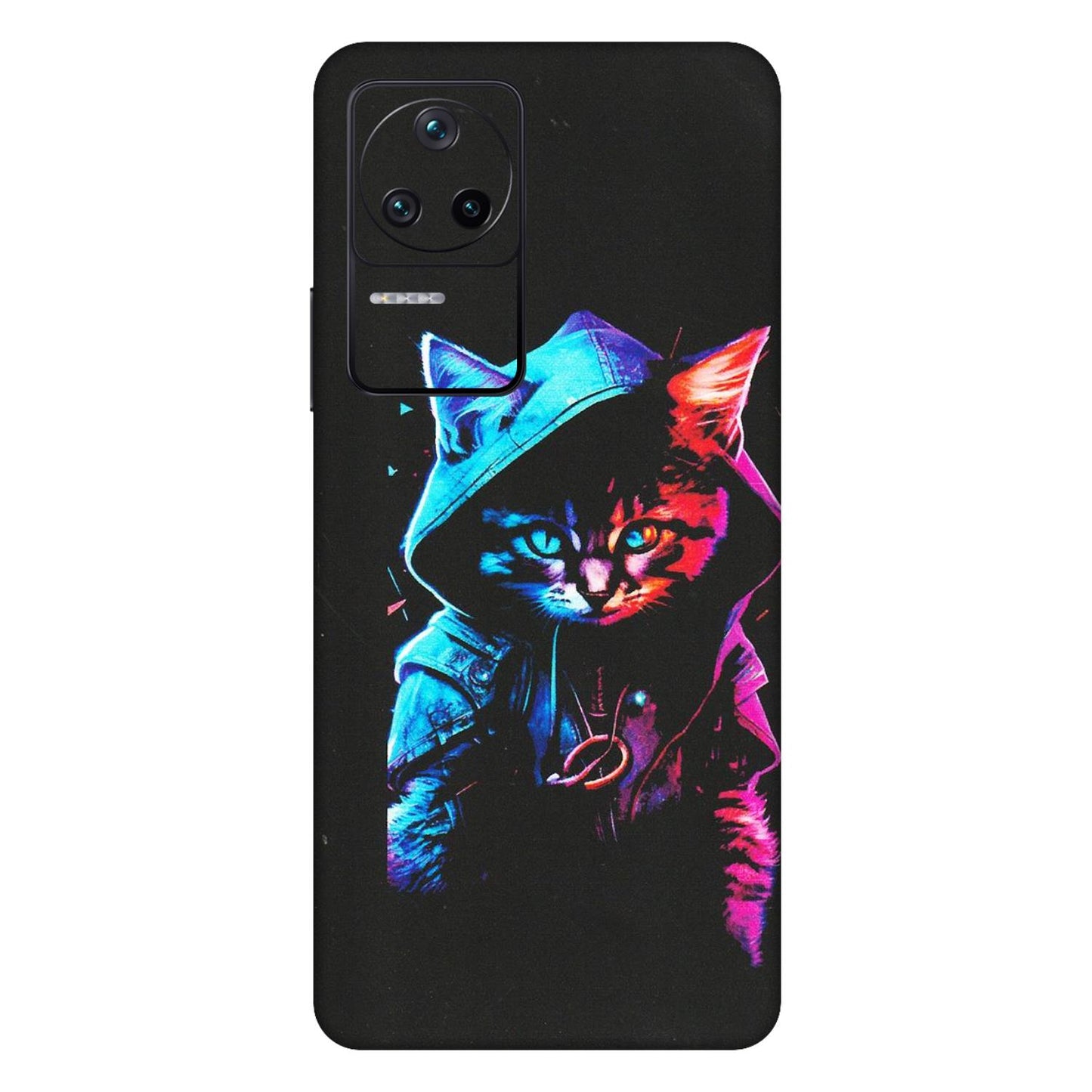 POCO Phone Skins (All Models) - Cyberpunk Cat - Matte Finish (M-45) Poco F4 (5G)