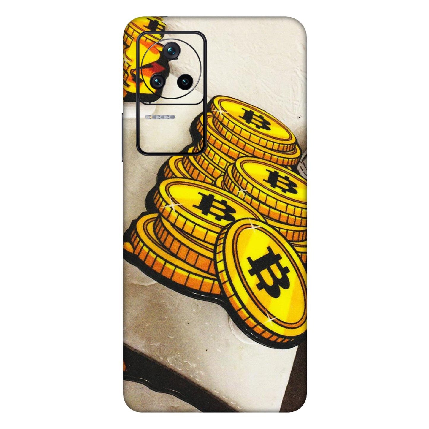POCO Phone Skins (All Models) - Billionaire Bitcoin Collection - Matte Finish (M-92) Poco F4 (5G)