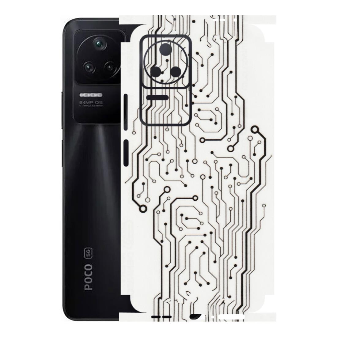 POCO Phone Skins (All Models) - Tech Circuits - Transparent Finish (T-03) Poco F4 (5G)