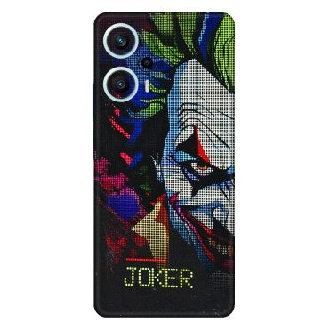 POCO Phone Skins (All Models) - Joker Dot Matrix - 3D Embossed Finish (L-08) Poco F5 (5G)