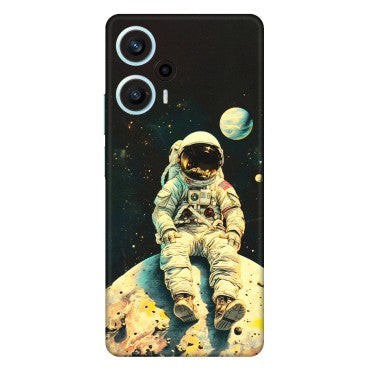 POCO Phone Skins (All Models) - Astronaut in Space - 3D Embossed Finish (L-16) Poco F5 (5G)