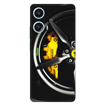 POCO Phone Skins (All Models) - Ferrari Wheel Alloy - 3D Embossed Finish (L-173) Poco F5 (5G)