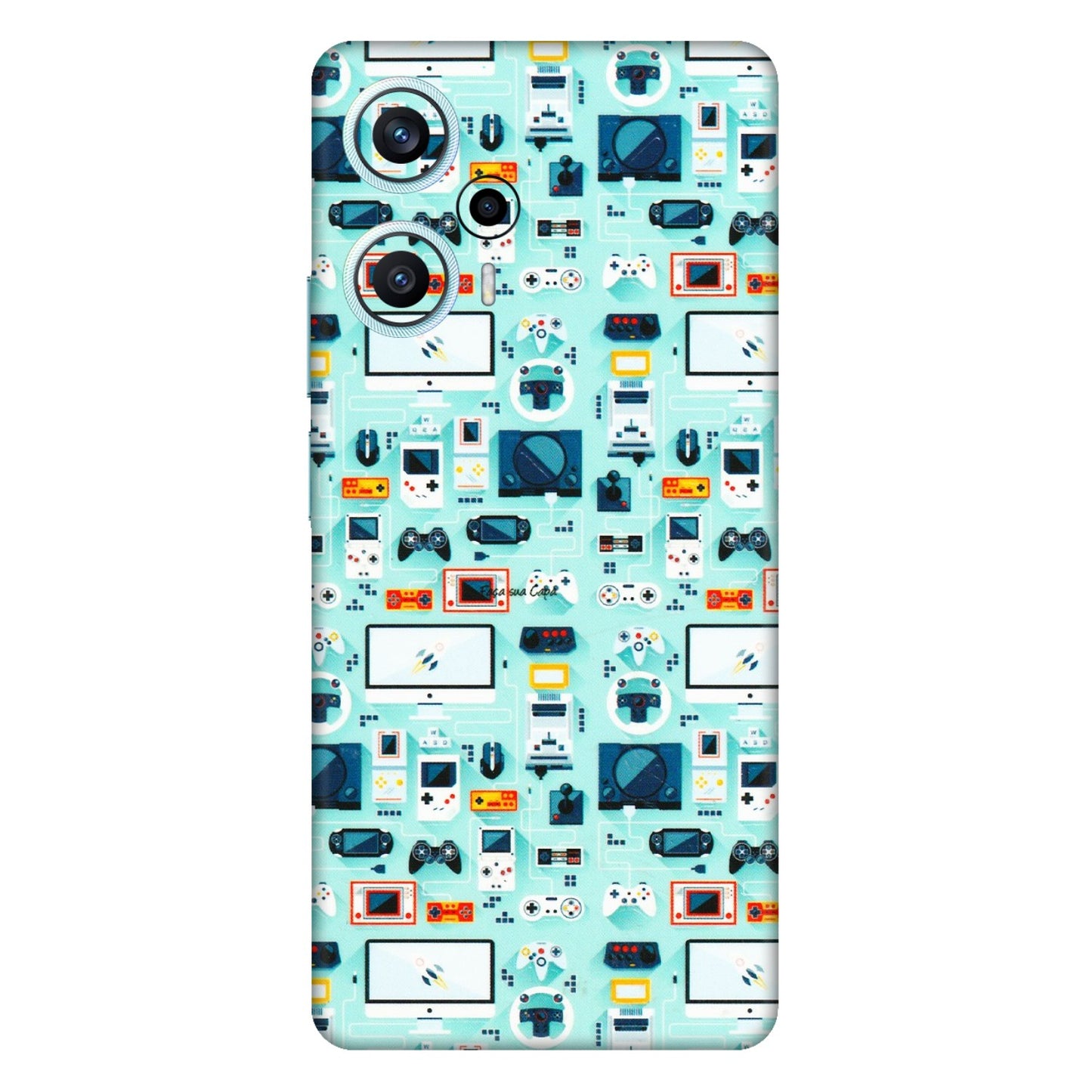 POCO Phone Skins (All Models) - Gadgets Doodle - 3D Embossed Finish (L-184) Poco F5 (5G)