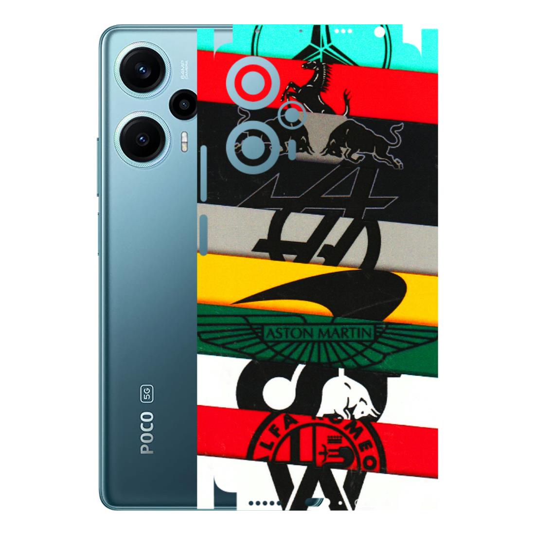 POCO Phone Skins (All Models) - Multi Designer Brands - 3D Embossed Finish (L-187) Poco F5 (5G)