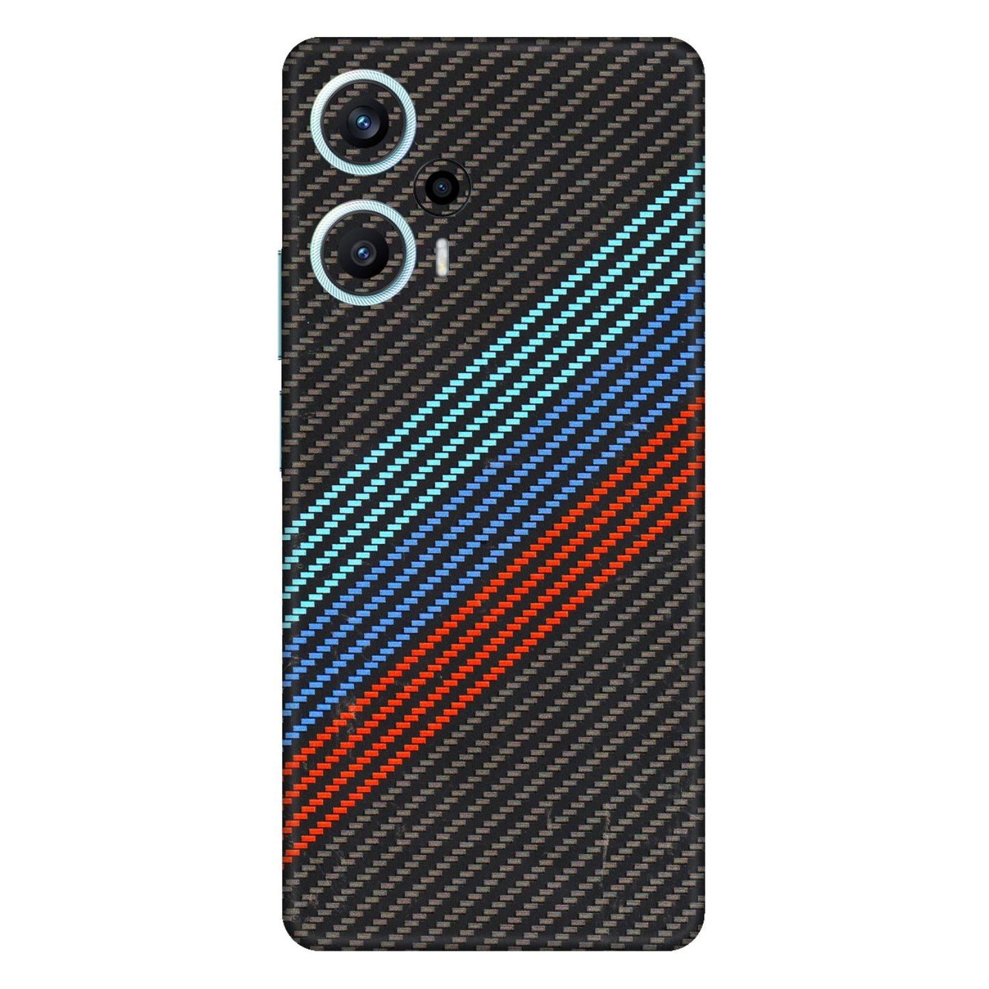 POCO Phone Skins (All Models) - Carbon BM - 3D Embossed Finish (L-302) Poco F5 (5G)