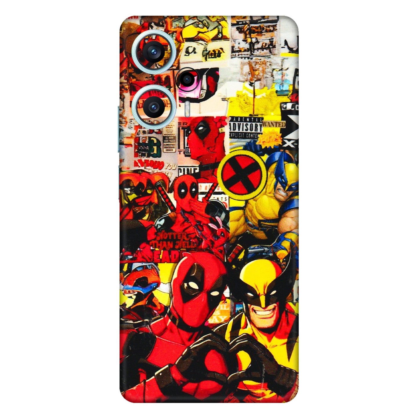POCO Phone Skins (All Models) - Spidy Wolverine - 3D Embossed Finish (L-310) Poco F5 (5G)
