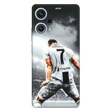 POCO Phone Skins (All Models) - Ronaldo CR7 Crazy - 3D Embossed Finish (L-44) Poco F5 (5G)