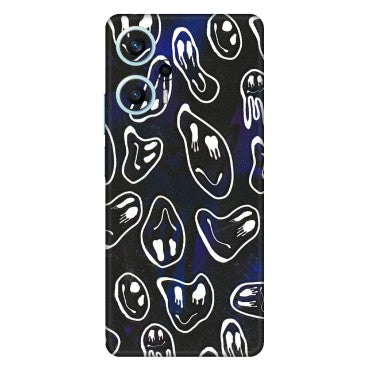 POCO Phone Skins (All Models) - Distorted Smileys - 3D Embossed Finish (L-92) Poco F5 (5G)