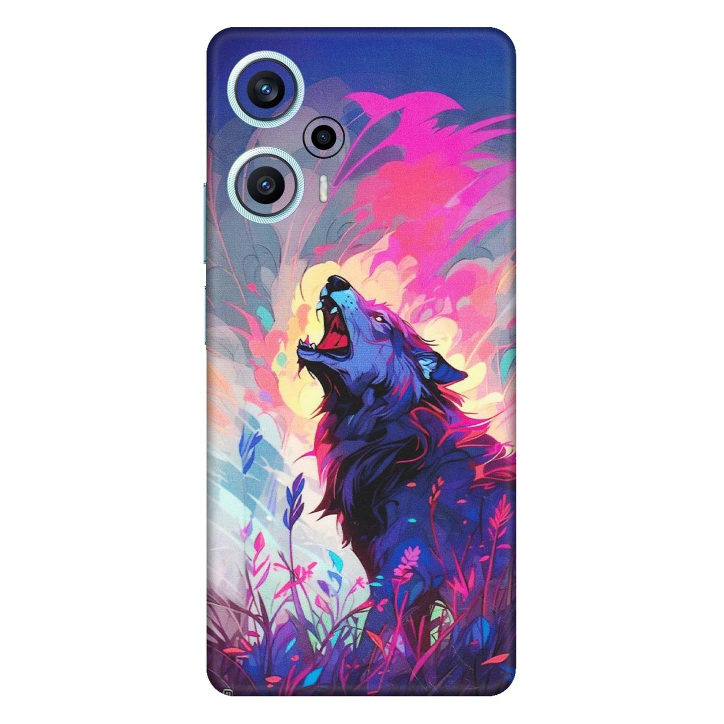 POCO Phone Skins (All Models) - New Wild Wolf Abstract - Matte Finish (M-125) Poco F5 (5G)