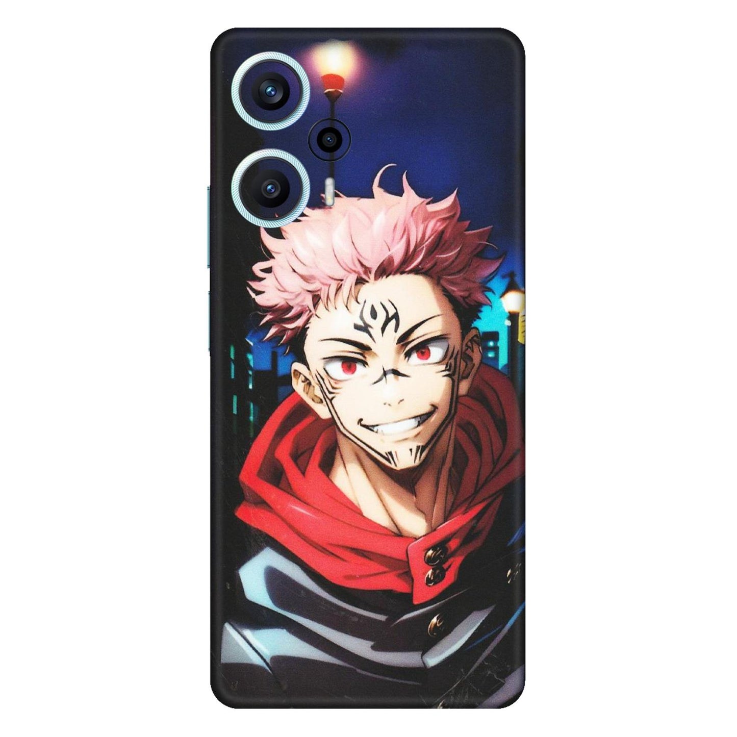 POCO Phone Skins (All Models) - Yuji Itadori Funny Face Anime - Matte Finish (M-152) Poco F5 (5G)