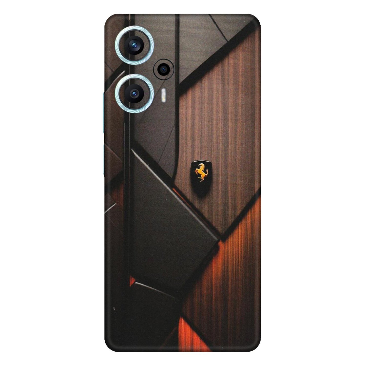 POCO Phone Skins (All Models) - Lambo Beauty Wood Pattern Sober - Matte Finish (M-51) Poco F5 (5G)