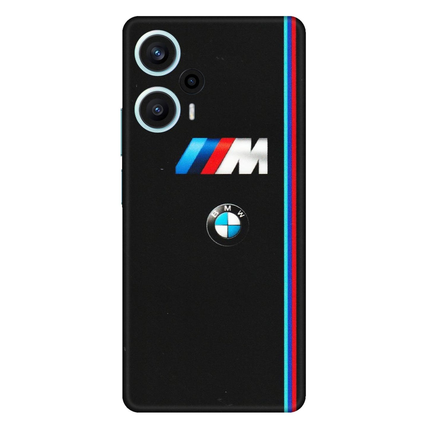 POCO Phone Skins (All Models) - Styling With Black BMW - Matte Finish (M-74) Poco F5 (5G)