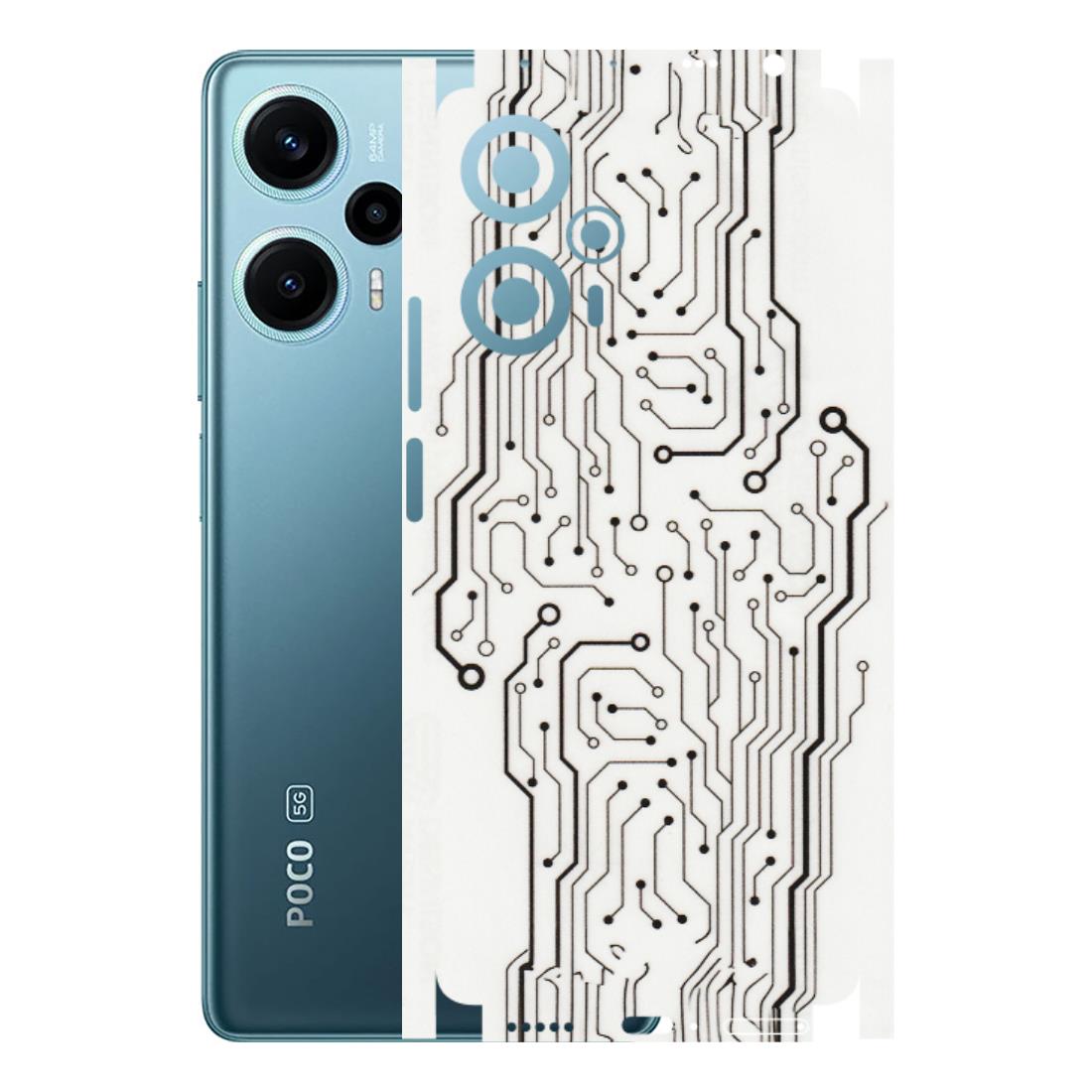 POCO Phone Skins (All Models) - Tech Circuits - Transparent Finish (T-03) Poco F5 (5G)