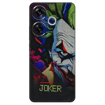 POCO Phone Skins (All Models) - Joker Dot Matrix - 3D Embossed Finish (L-08) Poco F6 (5G)
