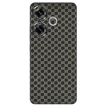 POCO Phone Skins (All Models) - Black G Print - 3D Embossed Finish (L-109) Poco F6 (5G)