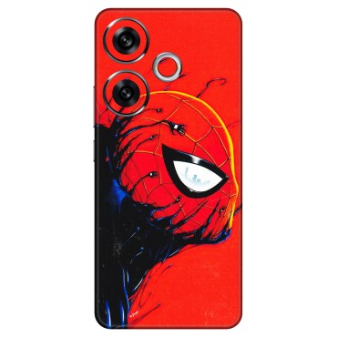 POCO Phone Skins (All Models) - Spiderman Face Venom - 3D Embossed Finish (L-165) Poco F6 (5G)