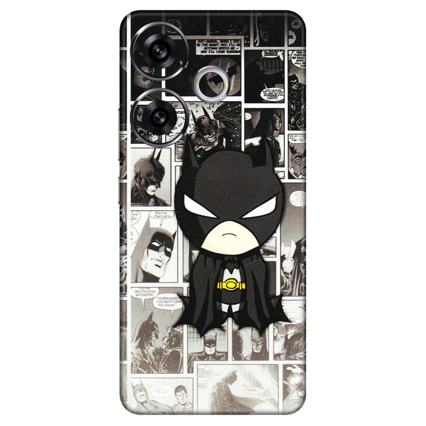 POCO Phone Skins (All Models) - Toon Batman - 3D Embossed Finish (L-182) Poco F6 (5G)