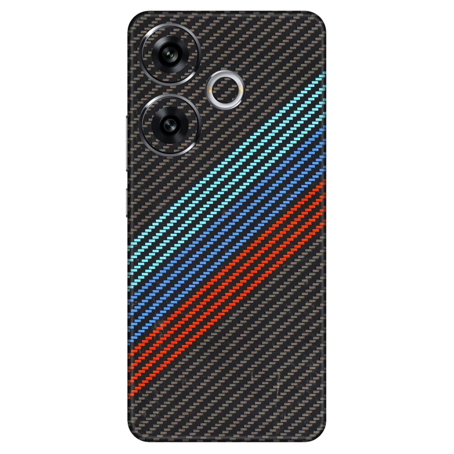 POCO Phone Skins (All Models) - Carbon BM - 3D Embossed Finish (L-302) Poco F6 (5G)