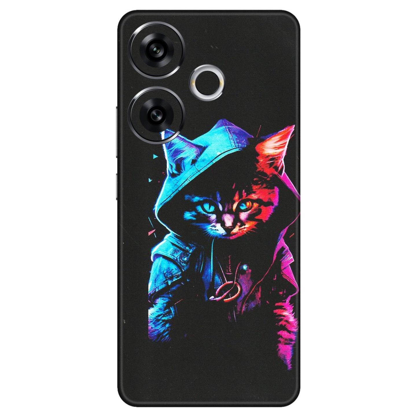 POCO Phone Skins (All Models) - Cyberpunk Cat - Matte Finish (M-45) Poco F6 (5G)