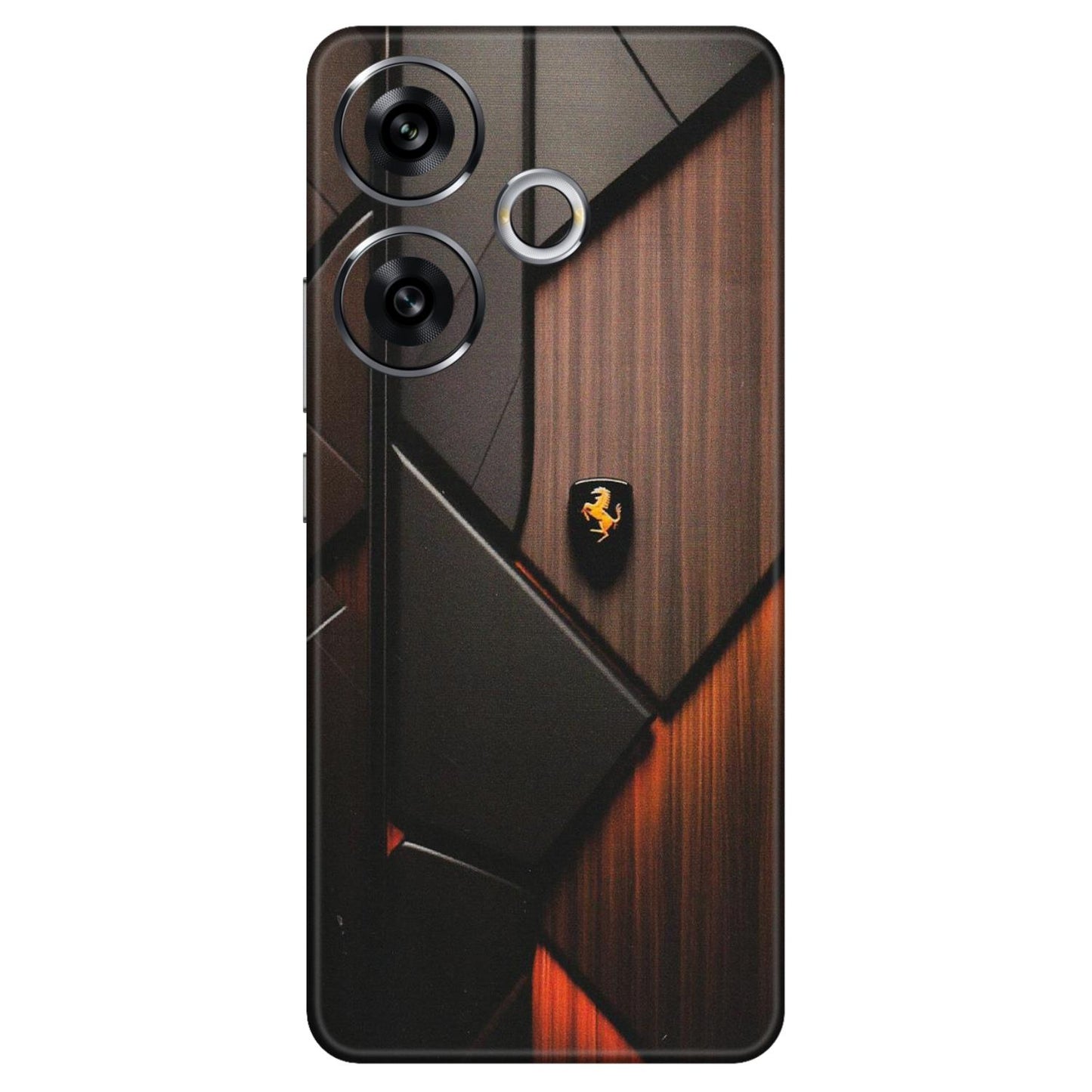 POCO Phone Skins (All Models) - Lambo Beauty Wood Pattern Sober - Matte Finish (M-51) Poco F6 (5G)
