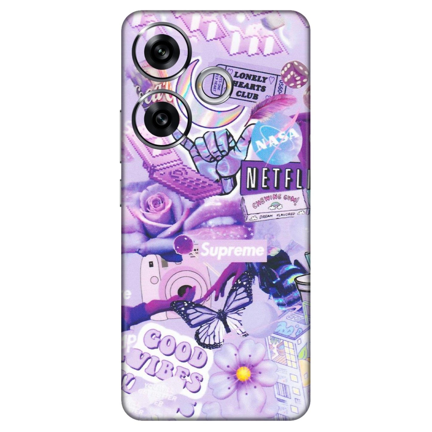 POCO Phone Skins (All Models) - Supreme Purple Magic - Matte Finish (M-88) Poco F6 (5G)