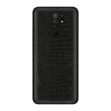 POCO Phone Skins (All Models) - Snake Leather Black - 3D Embossed Finish (L-107) Poco M2