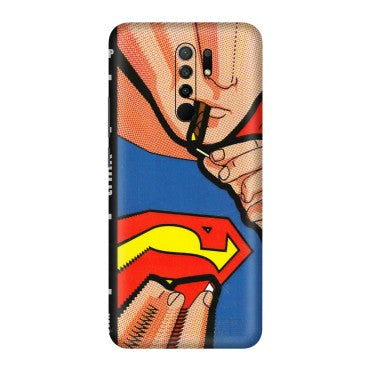 POCO Phone Skins (All Models) - Superman Sutta - 3D Embossed Finish (L-130) Poco M2