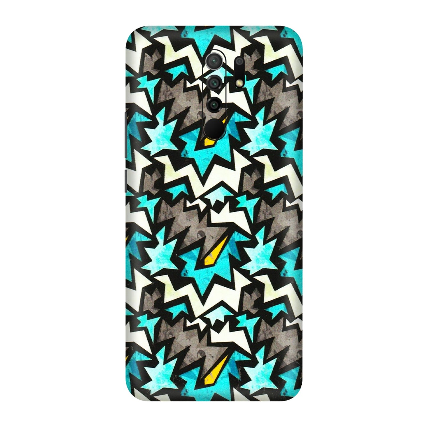 POCO Phone Skins (All Models) - Funky Zig Zag - 3D Embossed Finish (L-223) Poco M2