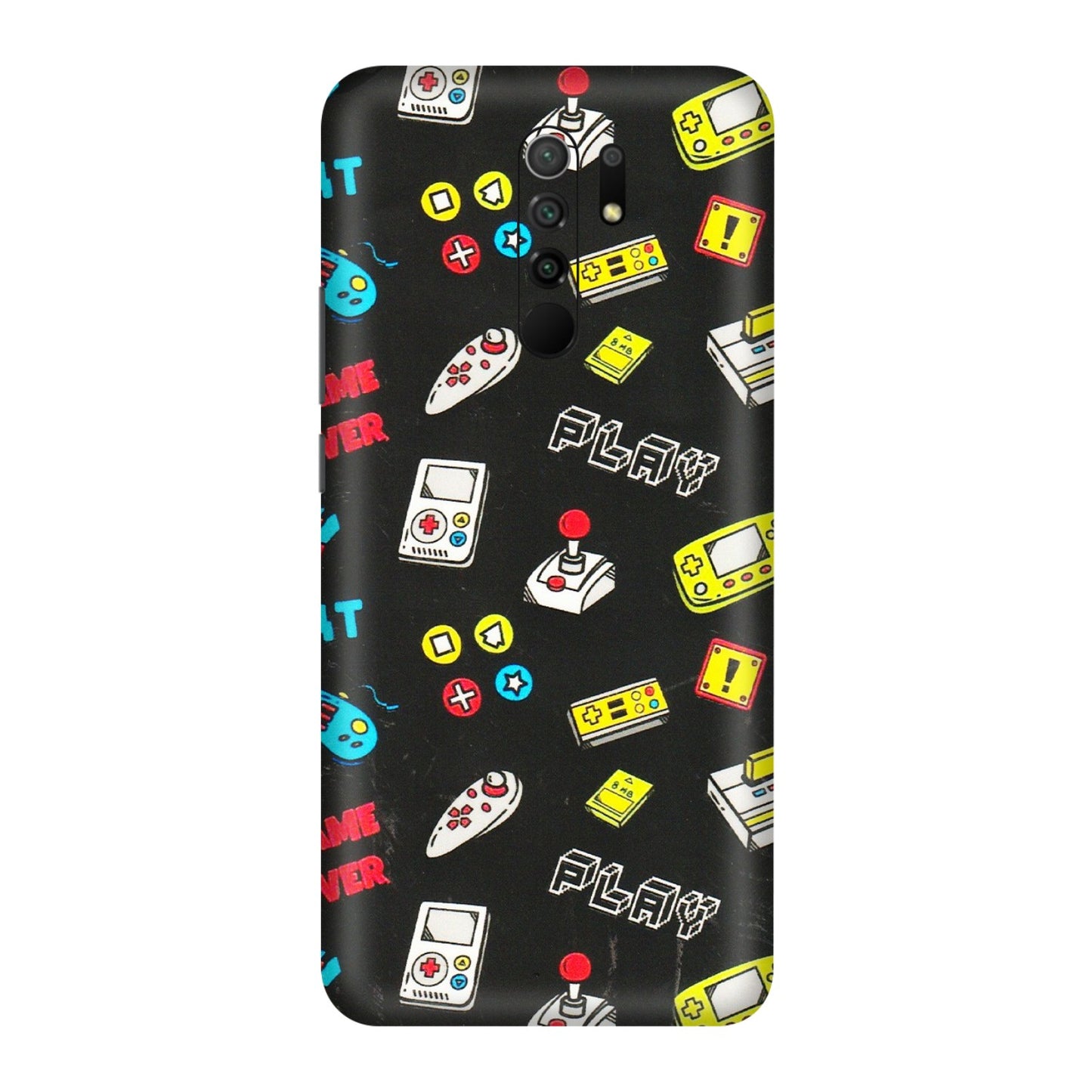 POCO Phone Skins (All Models) - Gaming Doodles - 3D Embossed Finish (L-224) Poco M2