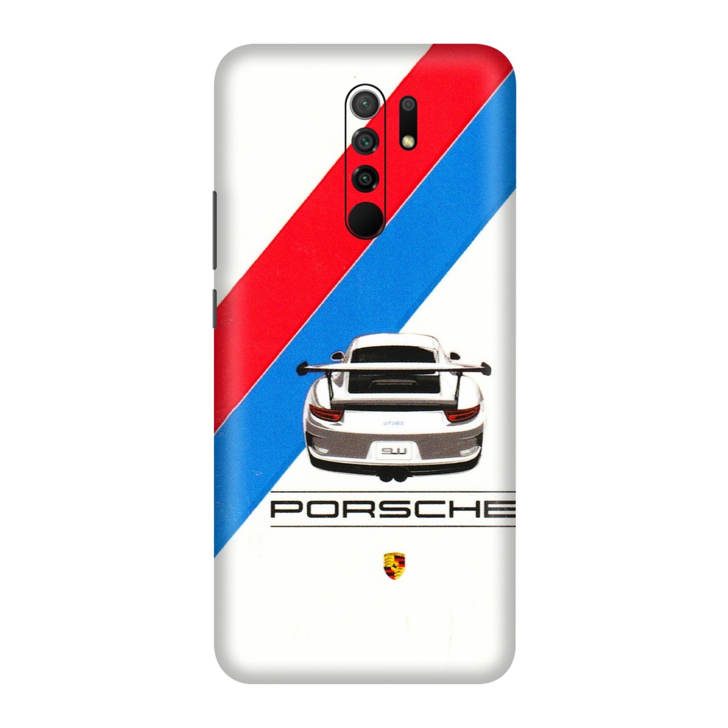 POCO Phone Skins (All Models) - Porche Car Sober Logo - 3D Embossed Finish (L-248) Poco M2