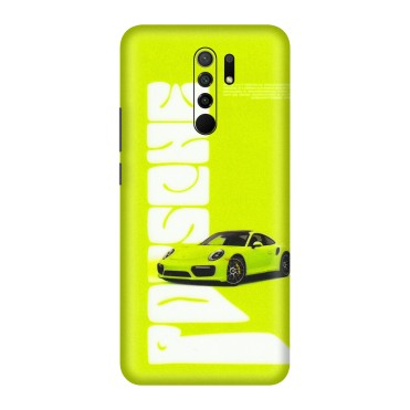 POCO Phone Skins (All Models) - Lime Green Porche - 3D Embossed Finish (L-30) Poco M2