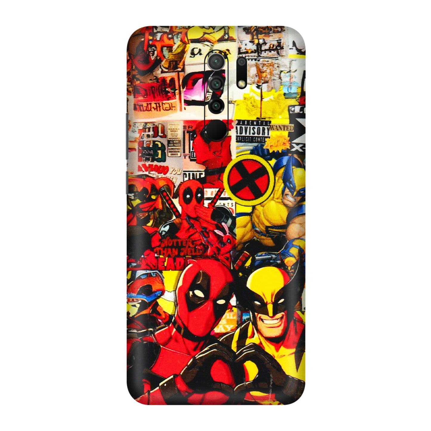POCO Phone Skins (All Models) - Spidy Wolverine - 3D Embossed Finish (L-310) Poco M2
