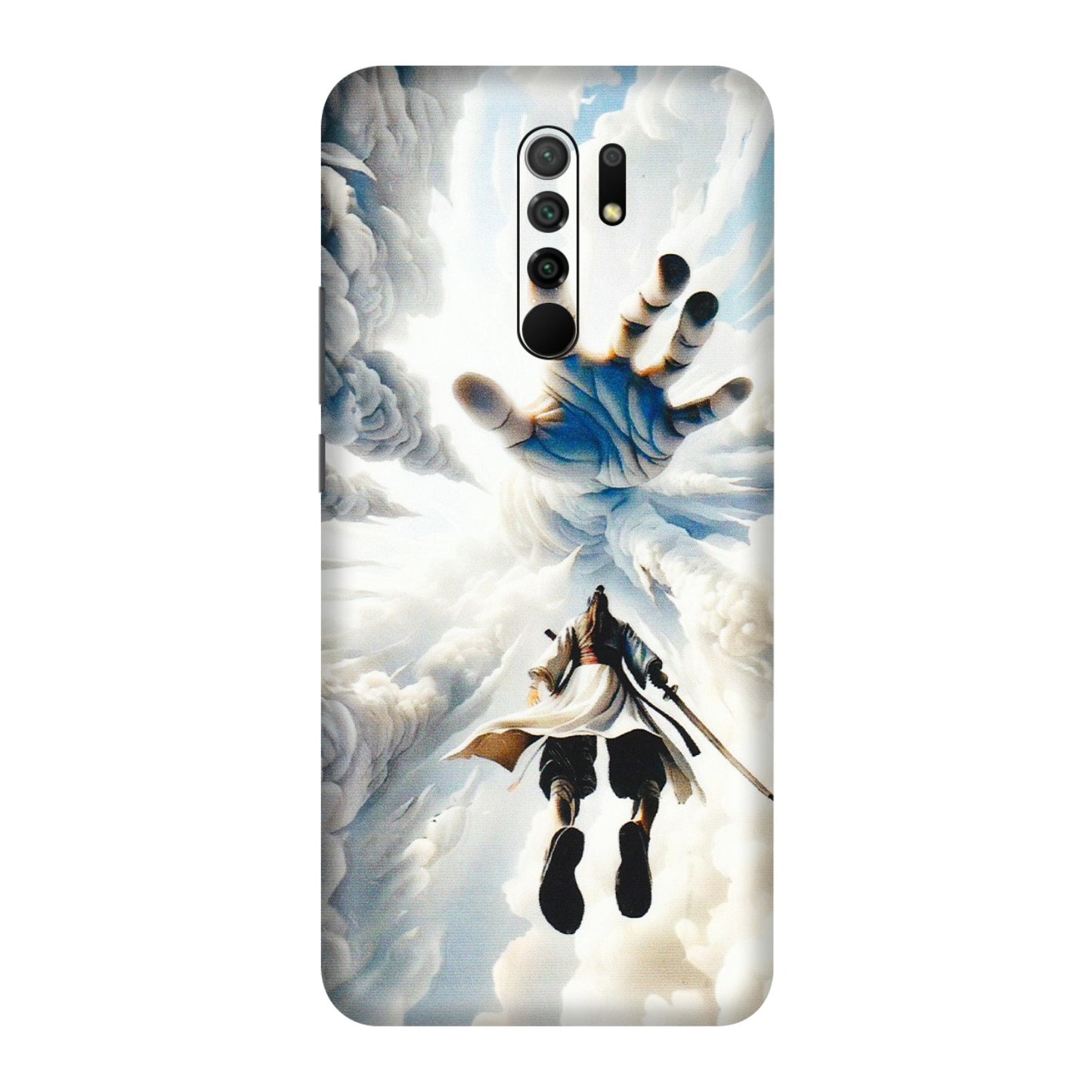 POCO Phone Skins (All Models) - Big Hand With Monkey King - 3D Embossed Finish (L-323) Poco M2