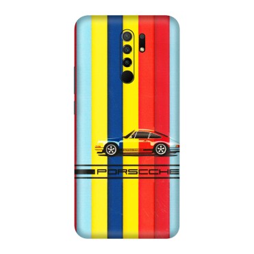 POCO Phone Skins (All Models) - Multicolour Porche - 3D Embossed Finish (L-39) Poco M2