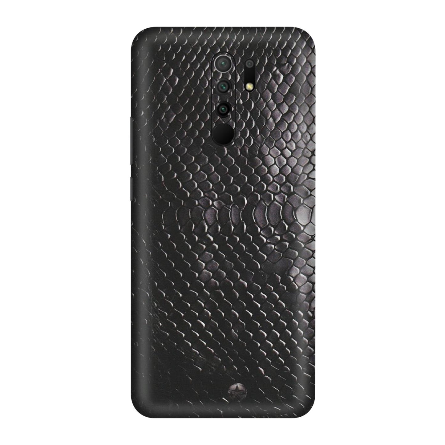 POCO Phone Skins (All Models) - Black Snack Leather - Matte Finish (M-147) Poco M2