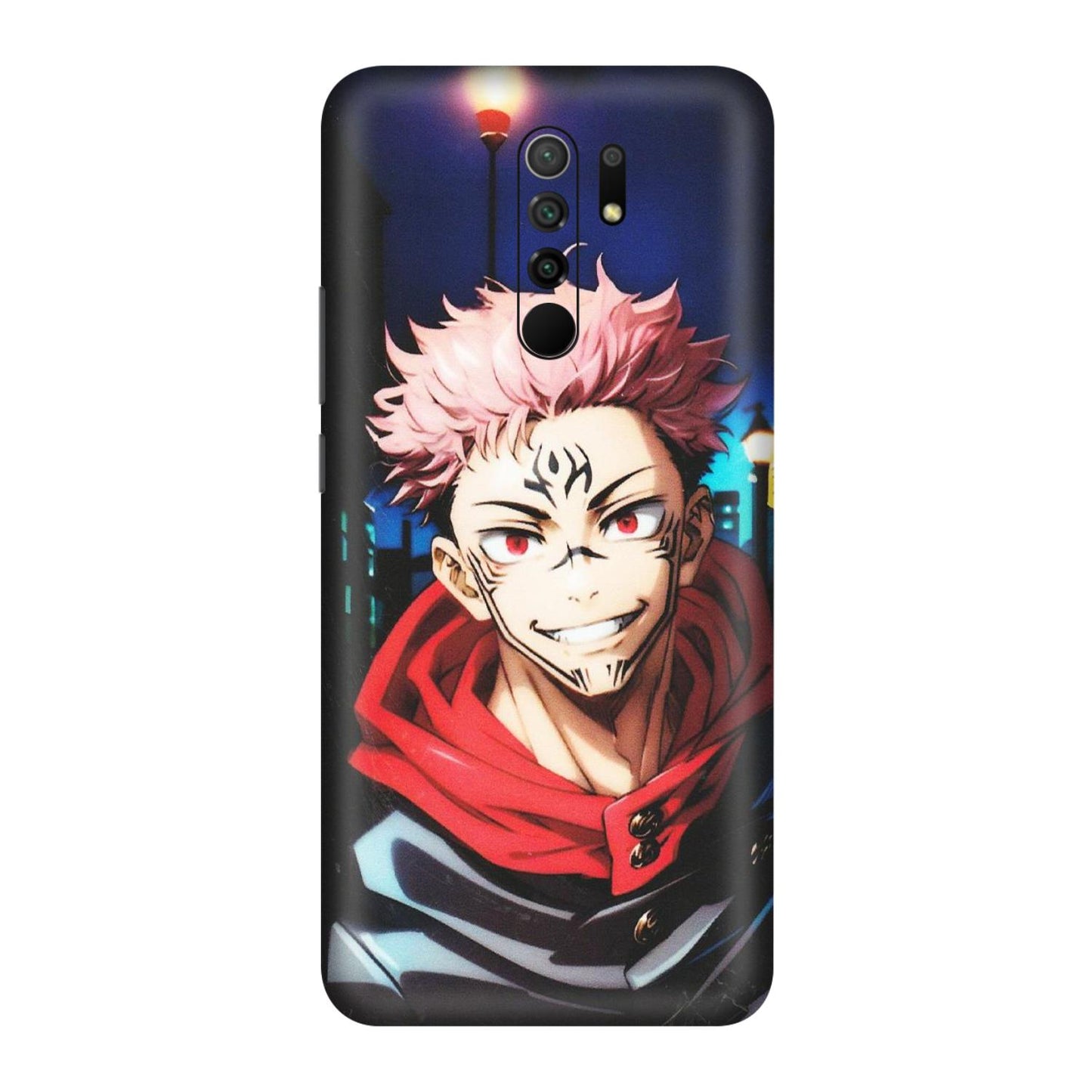 POCO Phone Skins (All Models) - Yuji Itadori Funny Face Anime - Matte Finish (M-152) Poco M2