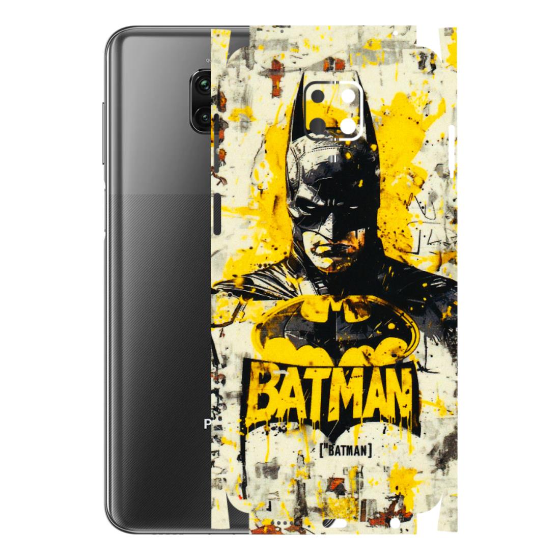 POCO Phone Skins (All Models) - Batman Yellow BT - 3D Embossed Finish (L-304) Poco M2 PRO
