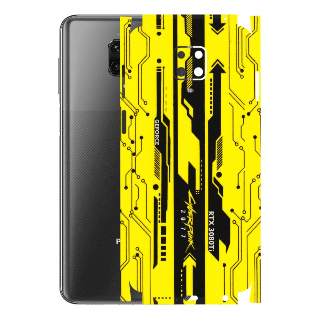 POCO Phone Skins (All Models) - Yellow Cyberpunk - 3D Embossed Finish (L-93) Poco M2 PRO