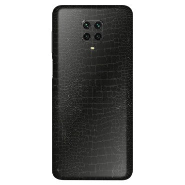 POCO Phone Skins (All Models) - Snake Leather Black - 3D Embossed Finish (L-107) Poco M2 PRO