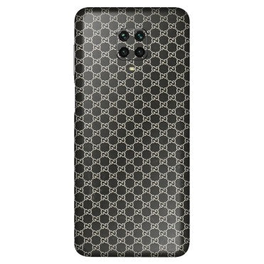 POCO Phone Skins (All Models) - Black G Print - 3D Embossed Finish (L-109) Poco M2 PRO