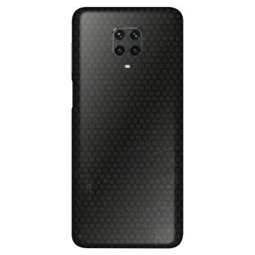 POCO Phone Skins (All Models) - Black honeycomb - 3D Embossed Finish (L-114) Poco M2 PRO