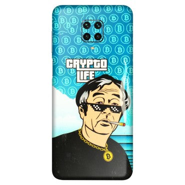 POCO Phone Skins (All Models) - Crypto Thug Life - 3D Embossed Finish (L-179) Poco M2 PRO