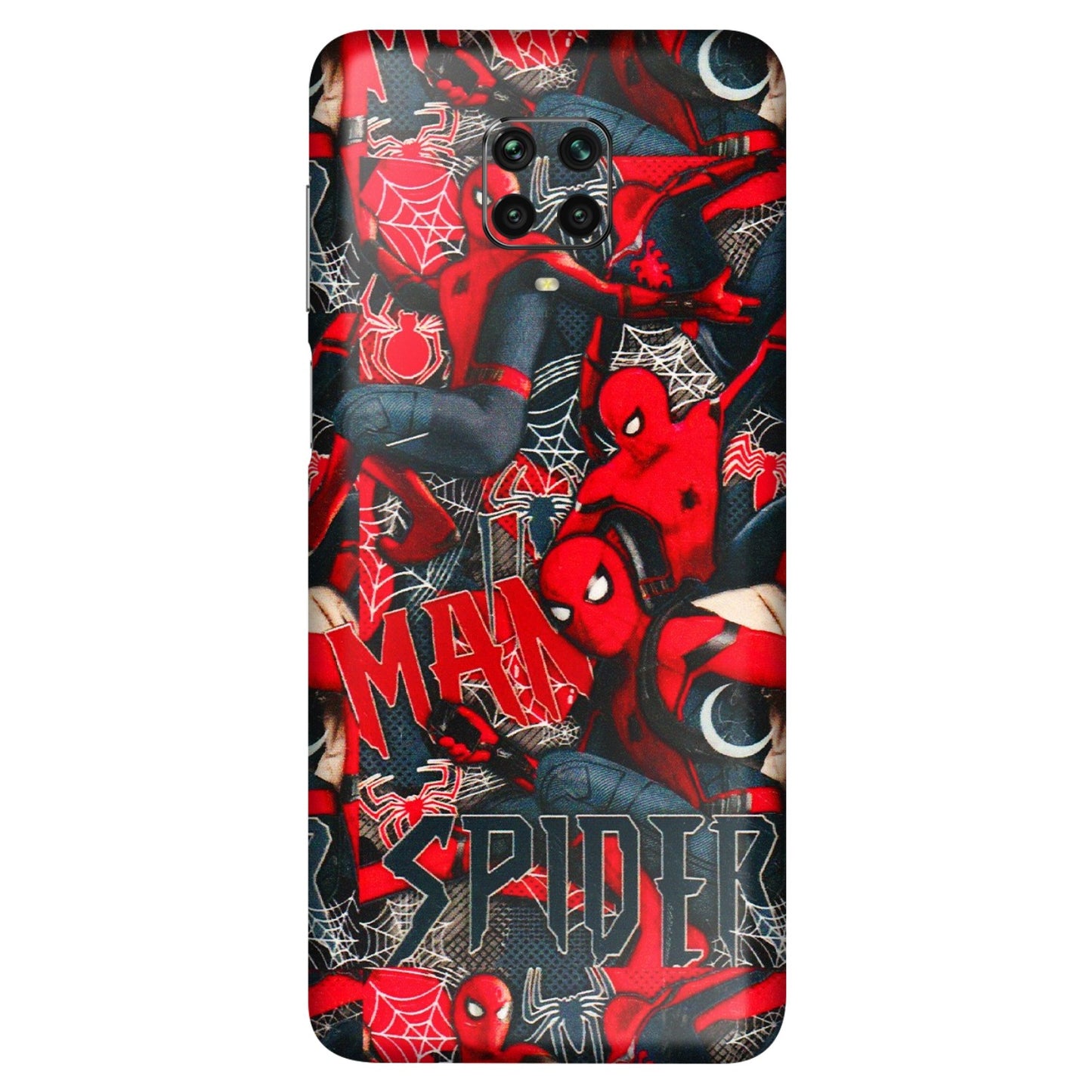 POCO Phone Skins (All Models) - SpiderMan Cool - 3D Embossed Finish (L-188) Poco M2 PRO