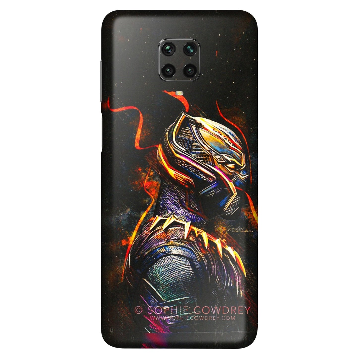 POCO Phone Skins (All Models) - Black Panther - 3D Embossed Finish (L-190) Poco M2 PRO
