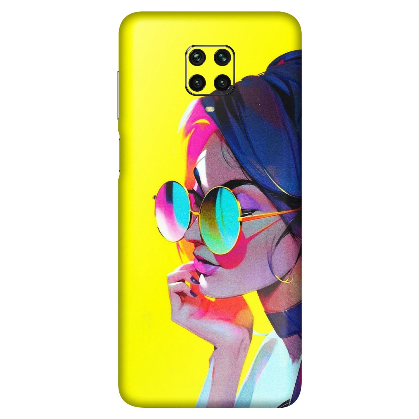 POCO Phone Skins (All Models) - Bold Stylish Girl - 3D Embossed Finish (L-222) Poco M2 PRO