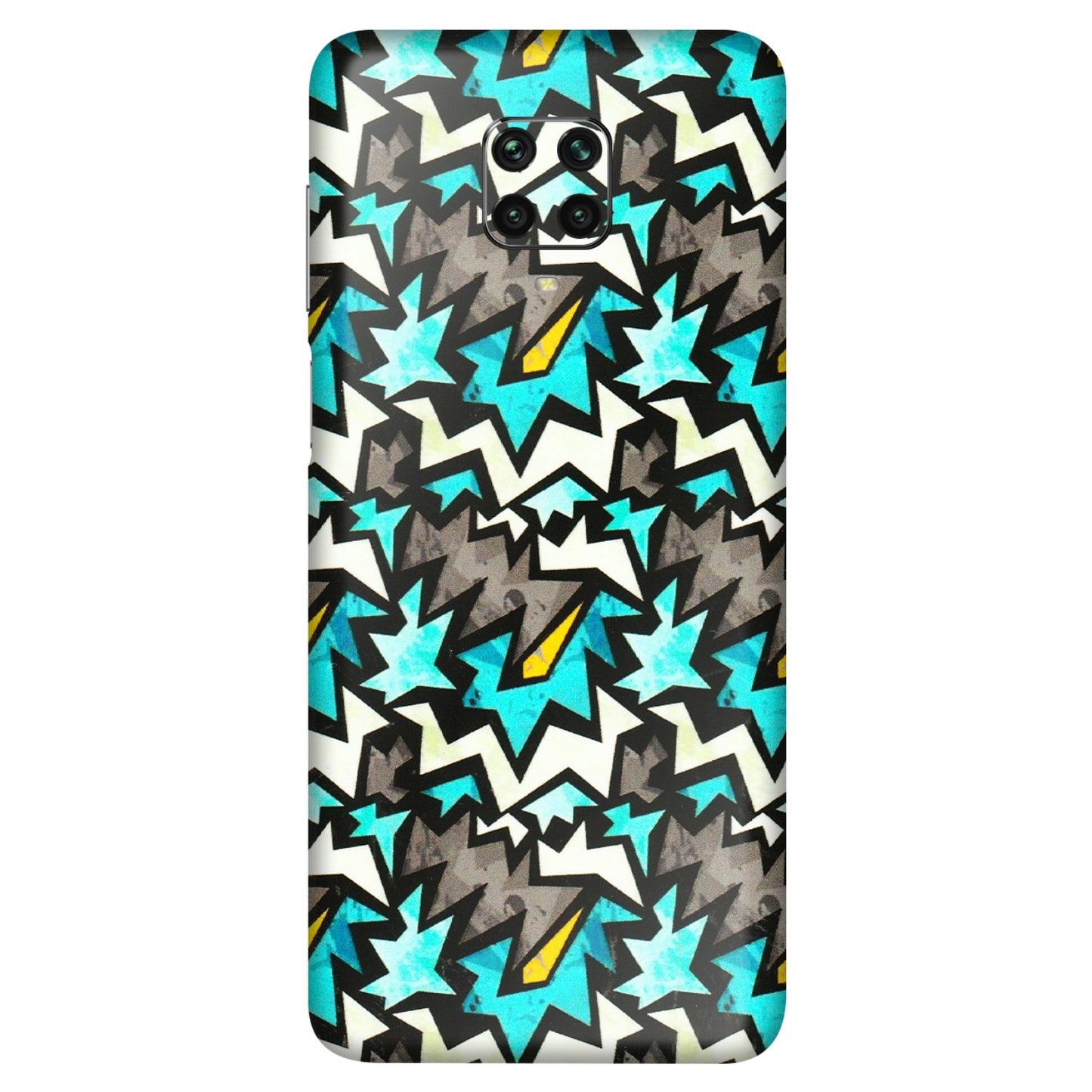 POCO Phone Skins (All Models) - Funky Zig Zag - 3D Embossed Finish (L-223) Poco M2 PRO