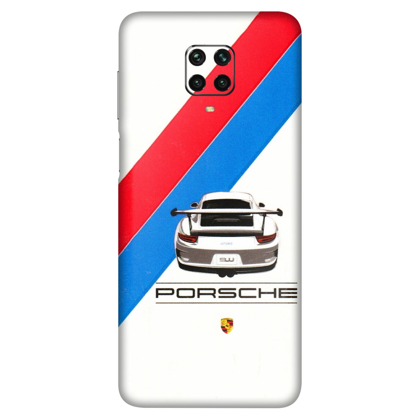 POCO Phone Skins (All Models) - Porche Car Sober Logo - 3D Embossed Finish (L-248) Poco M2 PRO