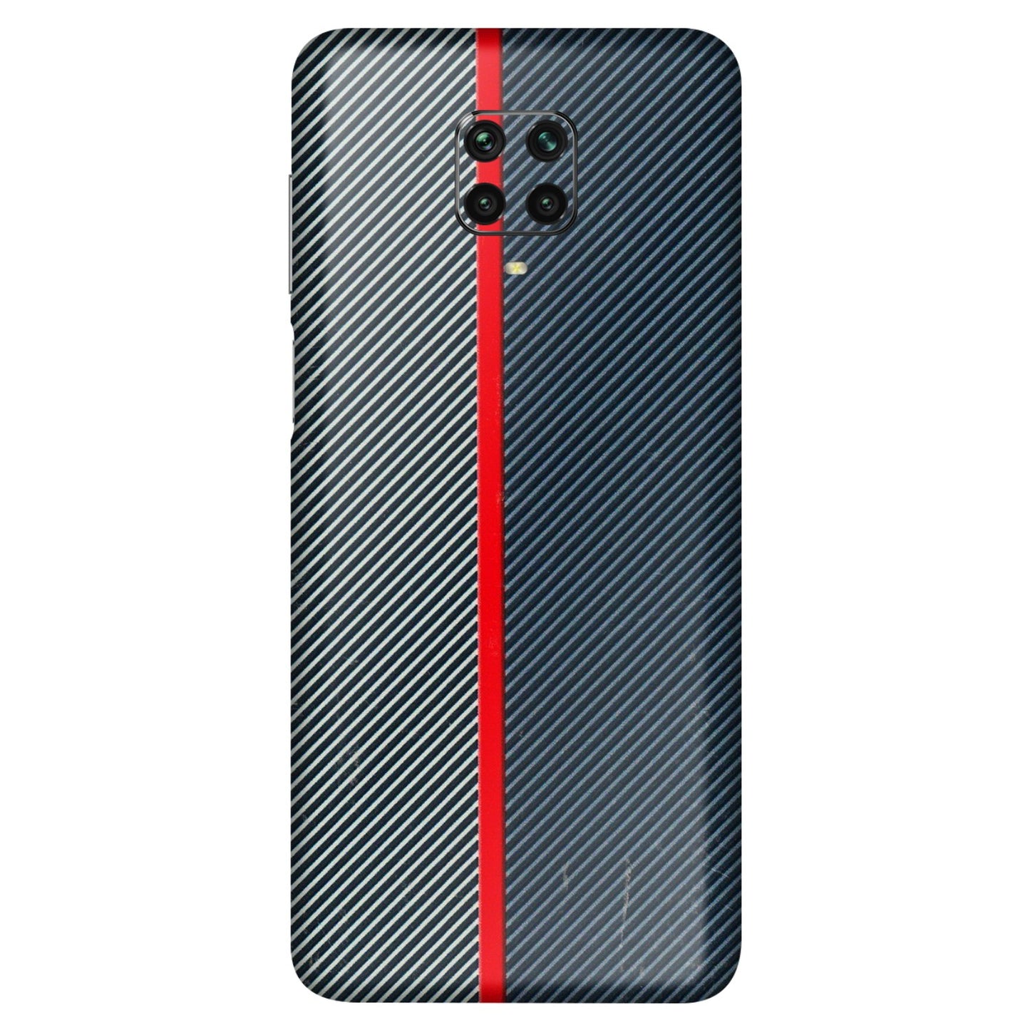 POCO Phone Skins (All Models) - Blue Sober Lines - 3D Embossed Finish (L-305) Poco M2 PRO