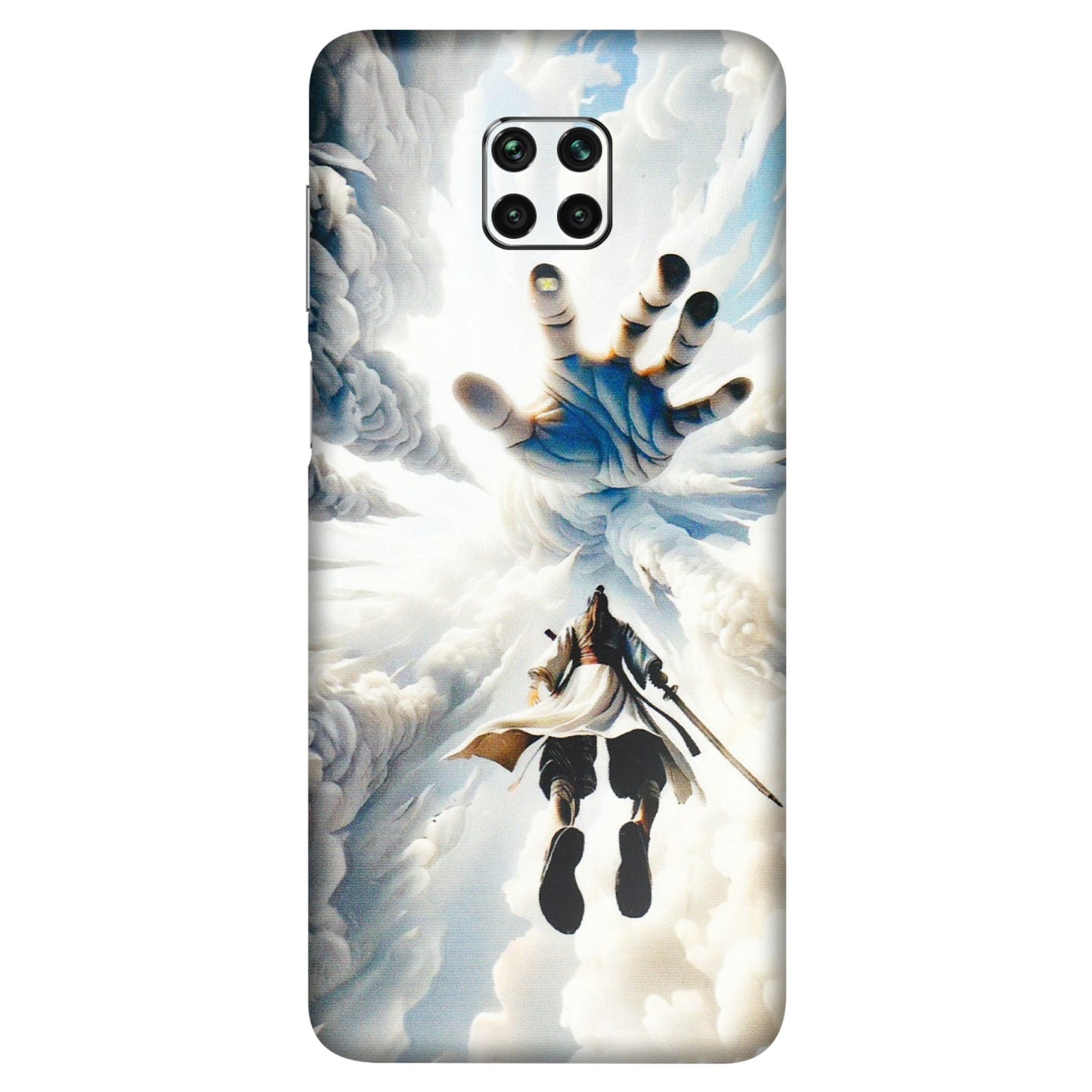 POCO Phone Skins (All Models) - Big Hand With Monkey King - 3D Embossed Finish (L-323) Poco M2 PRO